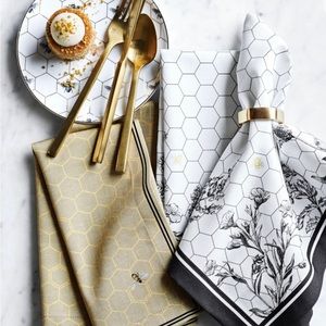 NWT Honeycomb Appetizer Plates Set As A Set Of (4).